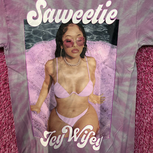 Saweetie Icy Wifey tiedye size small