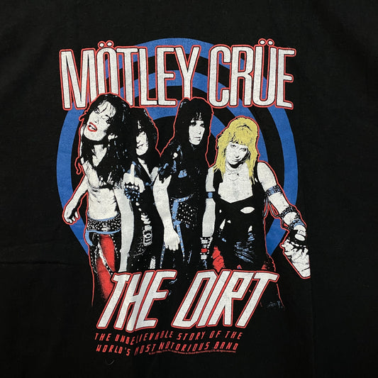 Motley Crue The Dirt Biopic Movie Promo Heavy Metal Tee XL
