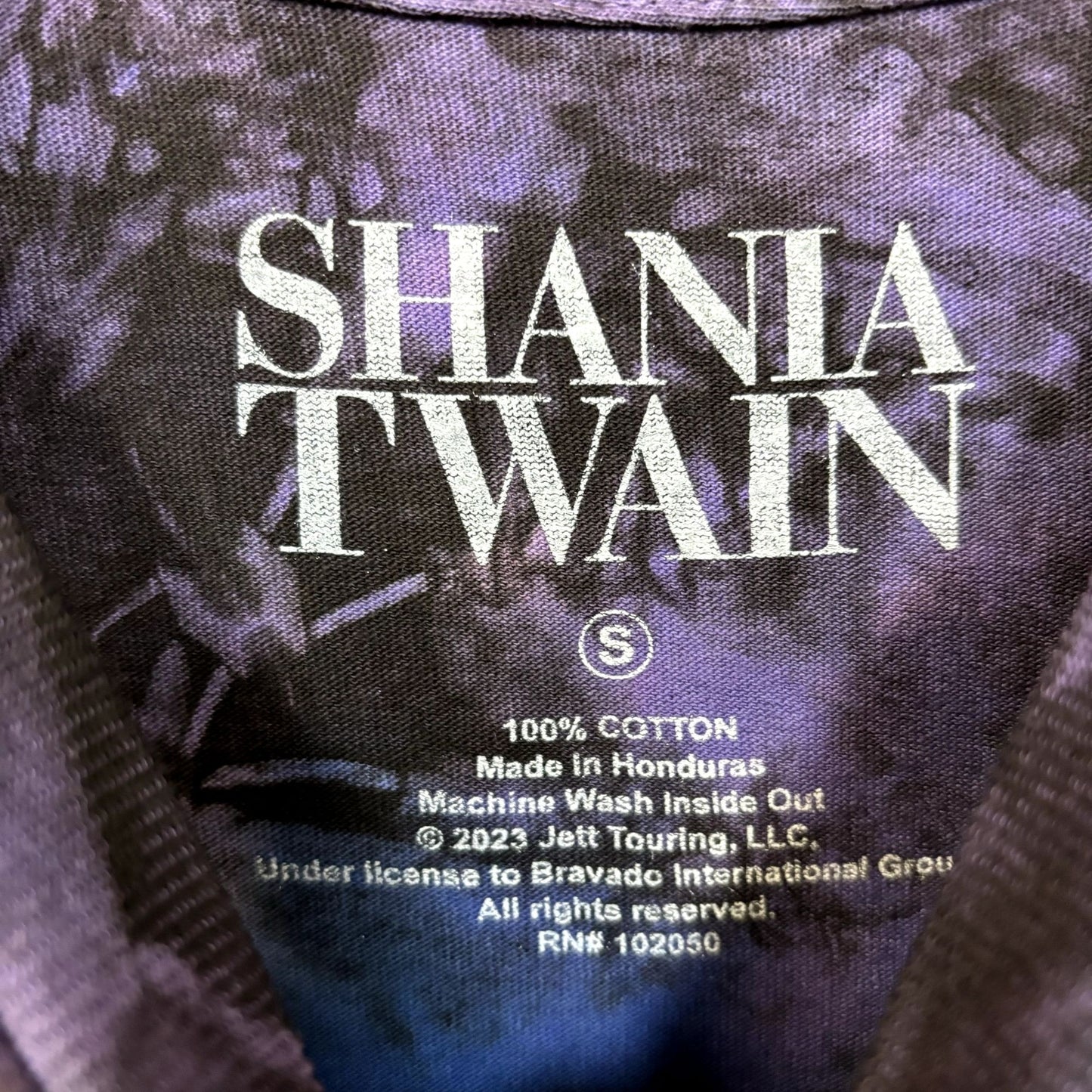 Shania Twain Queen of Me 2023 Country Tour Tie Dye S