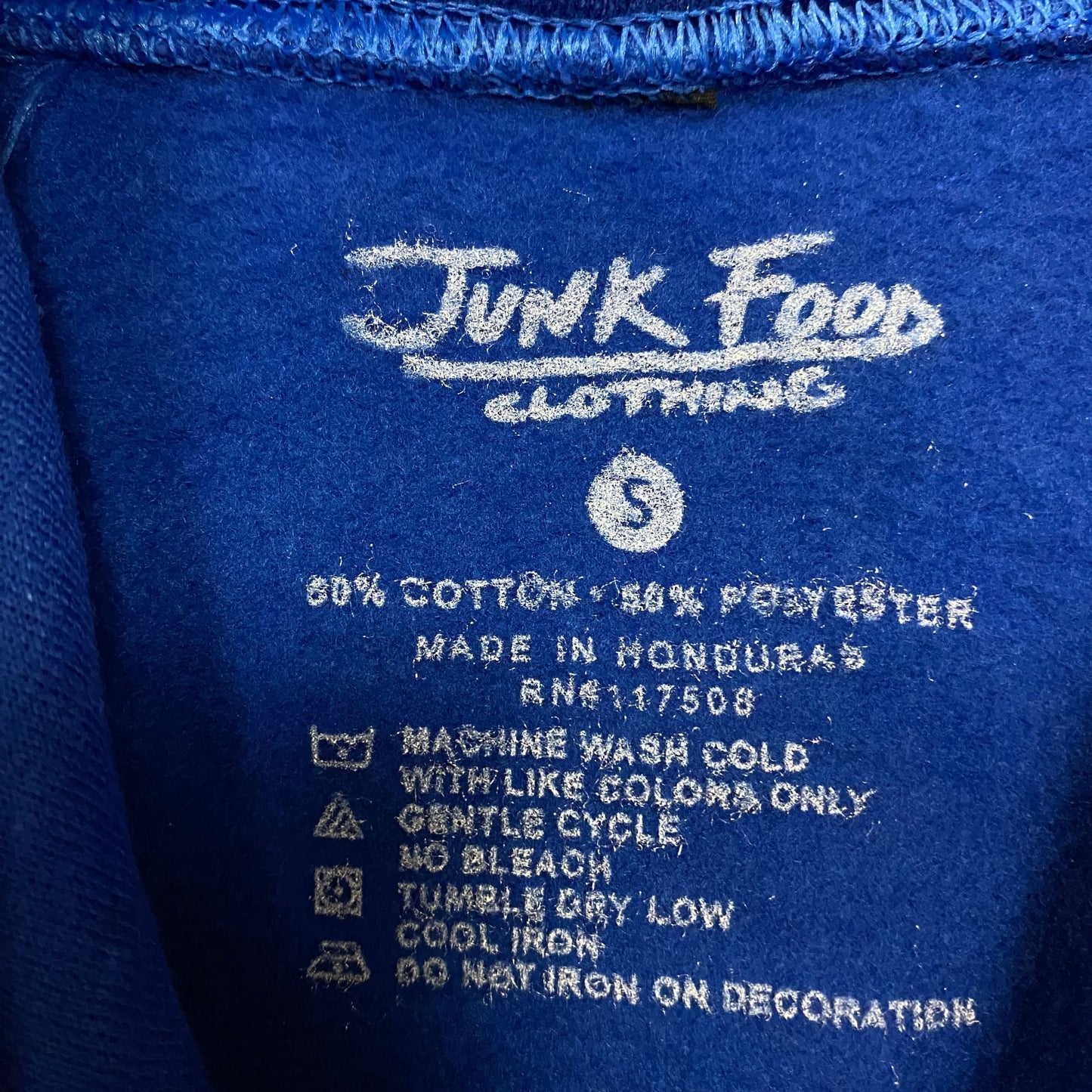 Junk Food Ford Bronco Classic Logo Pullover Hoodie Small