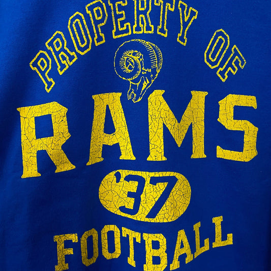 Junk Food Clothing Los Angeles Rams NFL Crewneck Sweatshirt Small