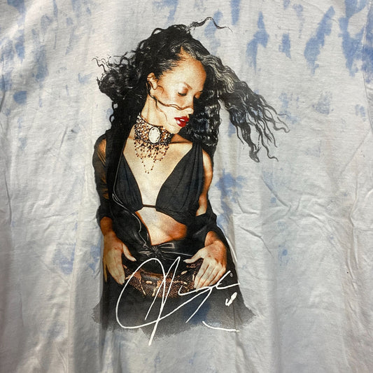 Aaliyah Queen Of RNB Tie dye Tshirt size extra large