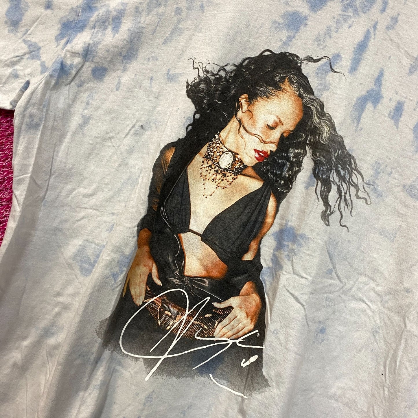 Aaliyah Queen Of RNB Tie dye Tshirt size extra large