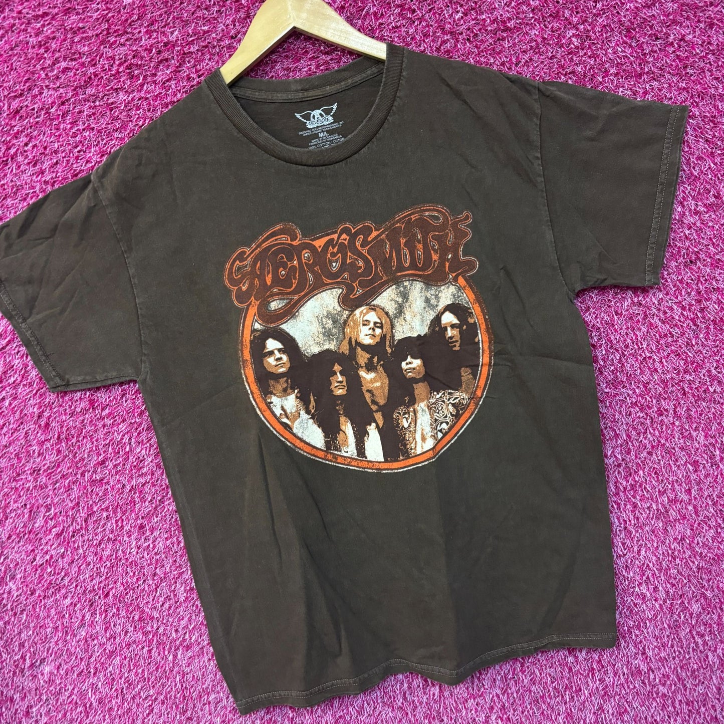 Aerosmith Portrait rock Tshirt size M/L