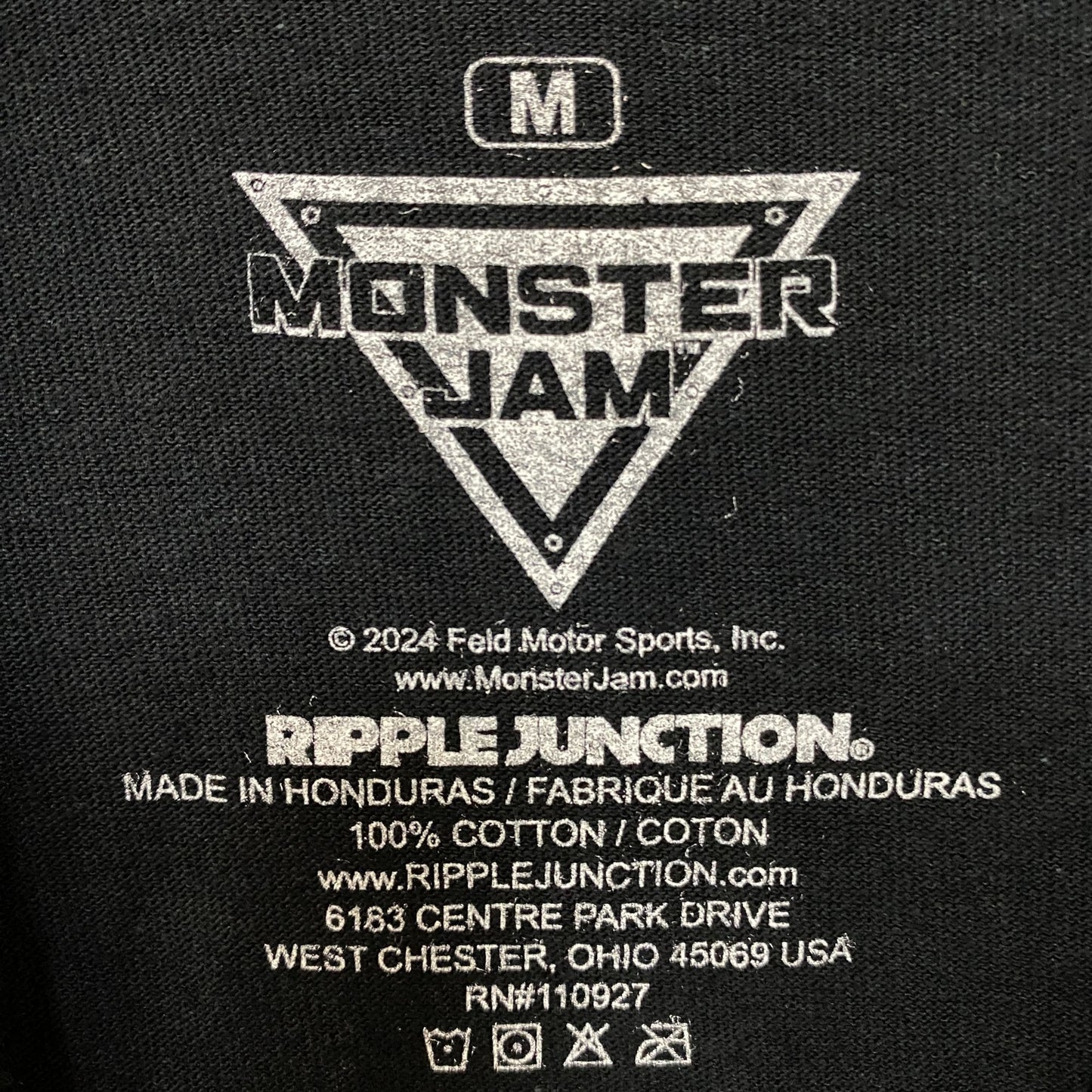 Monster Jam Grave Digger Keeping The Shovel Sharp Graphic T-Shirt Medium