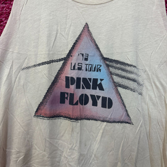 Pink Floyd 1973 US Tour Psychedelic Rock Band Tank Top M