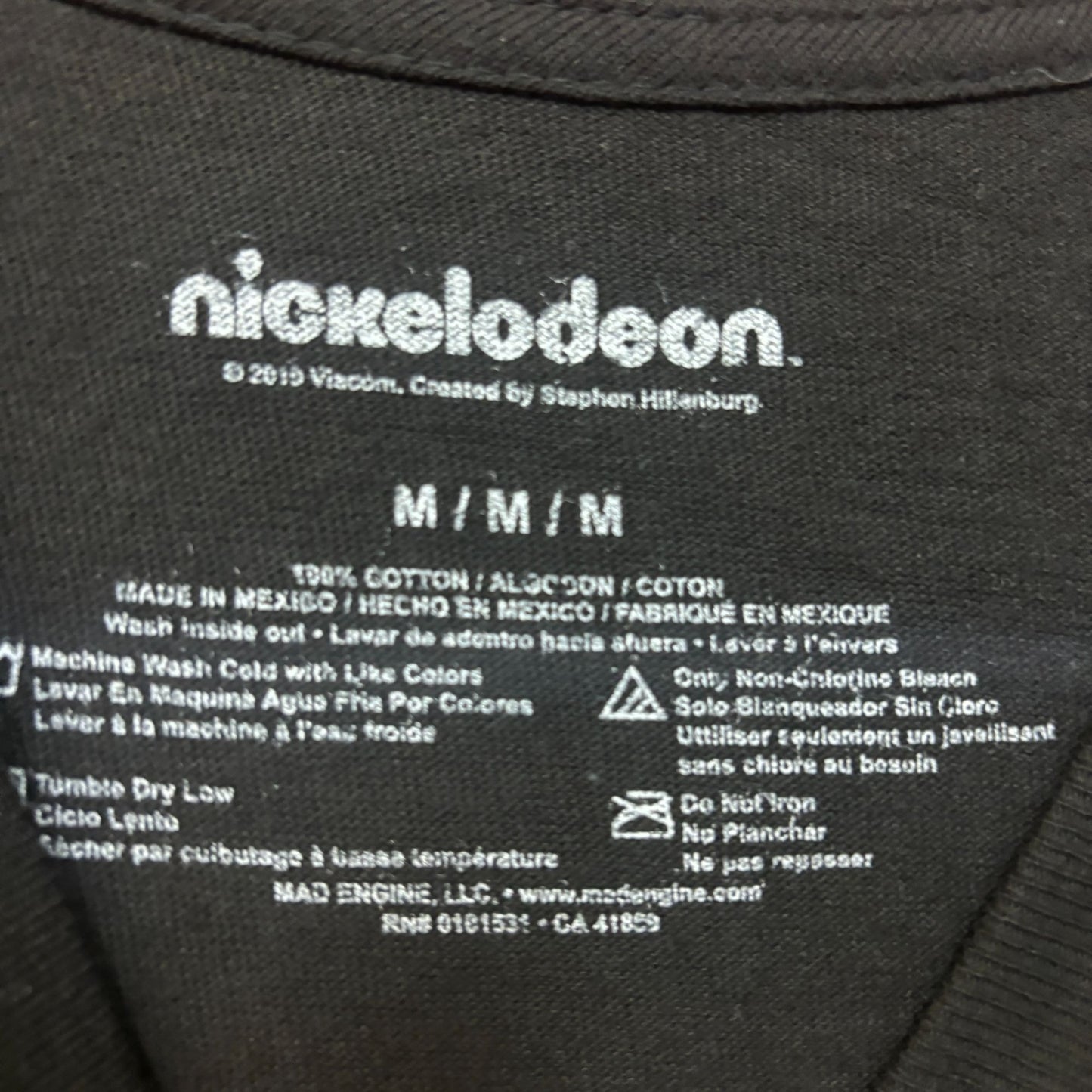 Spongebob Burger Asteroid Belt T-shirt size medium