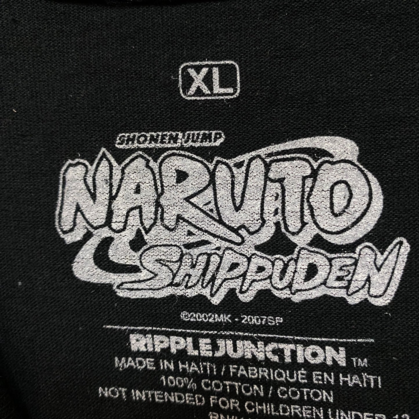 Naruto Shippuden Kakashi Story T-Shirt size XL