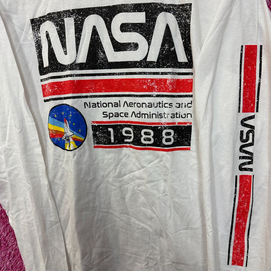 NASA 1988 National Aero & Space Adminstration Long Sleeve L