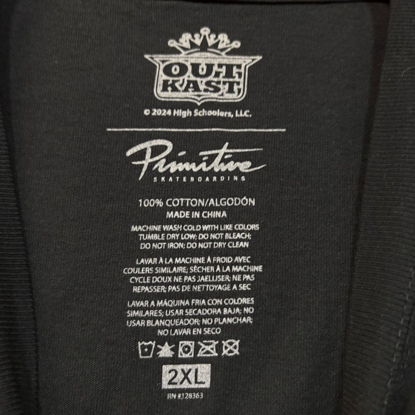 Primitive x Outkast Headline Oversized T-Shirt 2XL