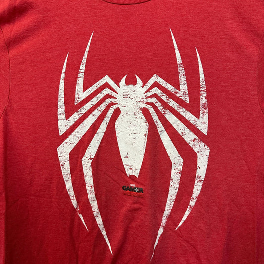 Spider-Man Symbol Oversized Marvel Sony Gamerverse Tee L