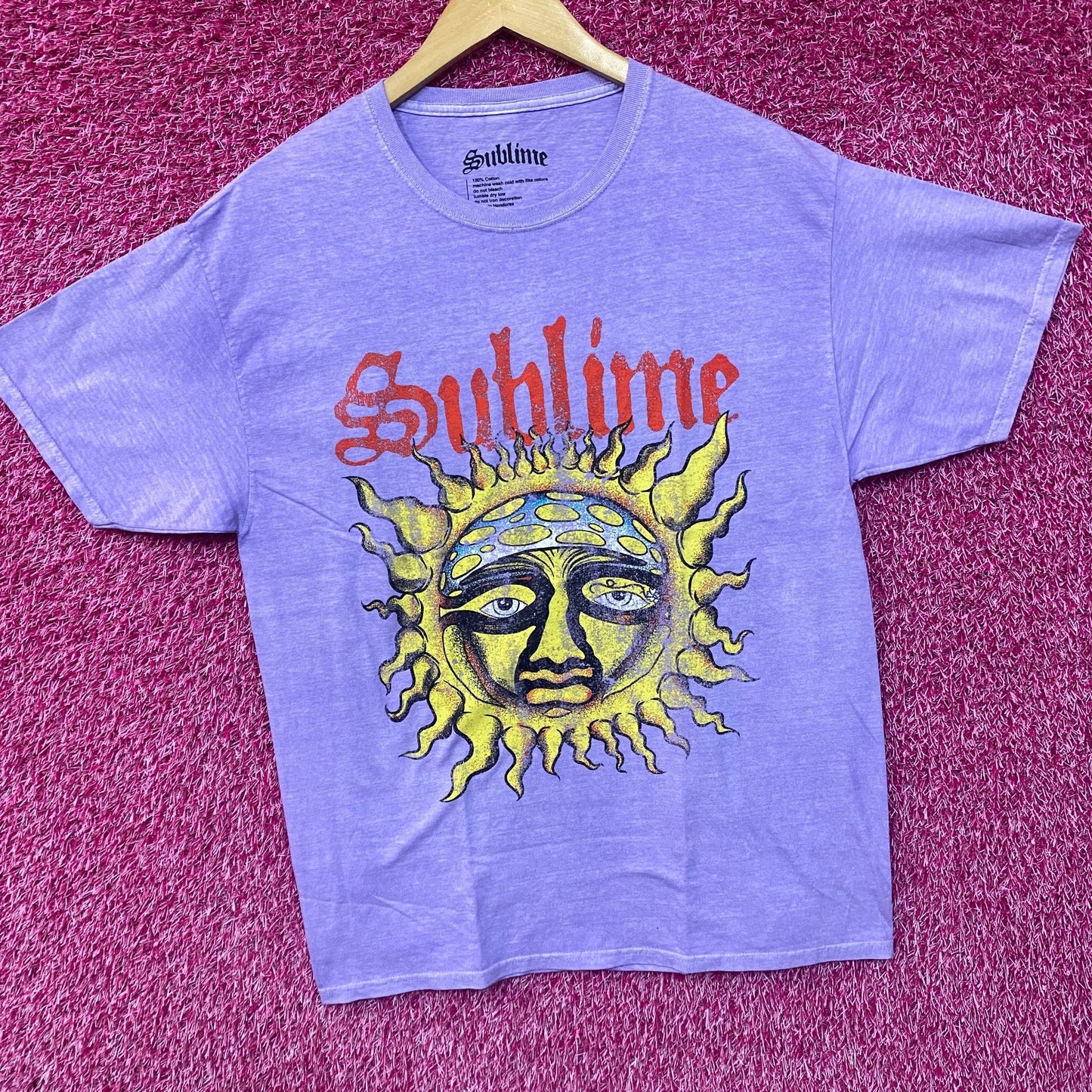 Sublime 40 oz to Freedom Sun Logo T Shirt Medium