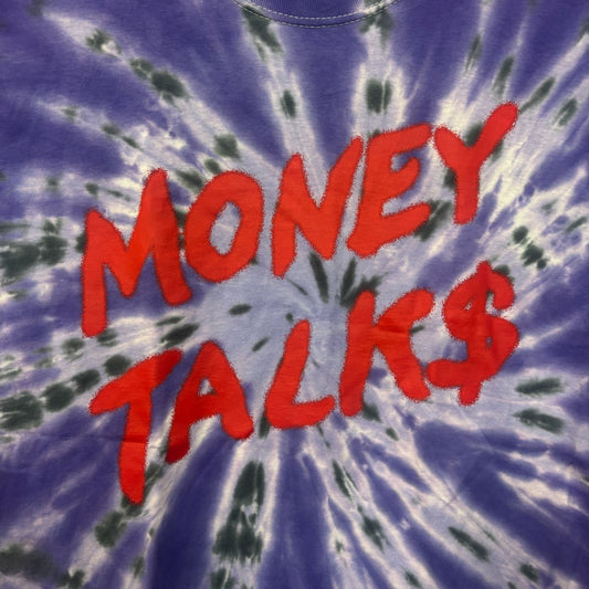 AC/DC Money Talk$ Spell-out Razors Edge Hard Rock Tie Dye M