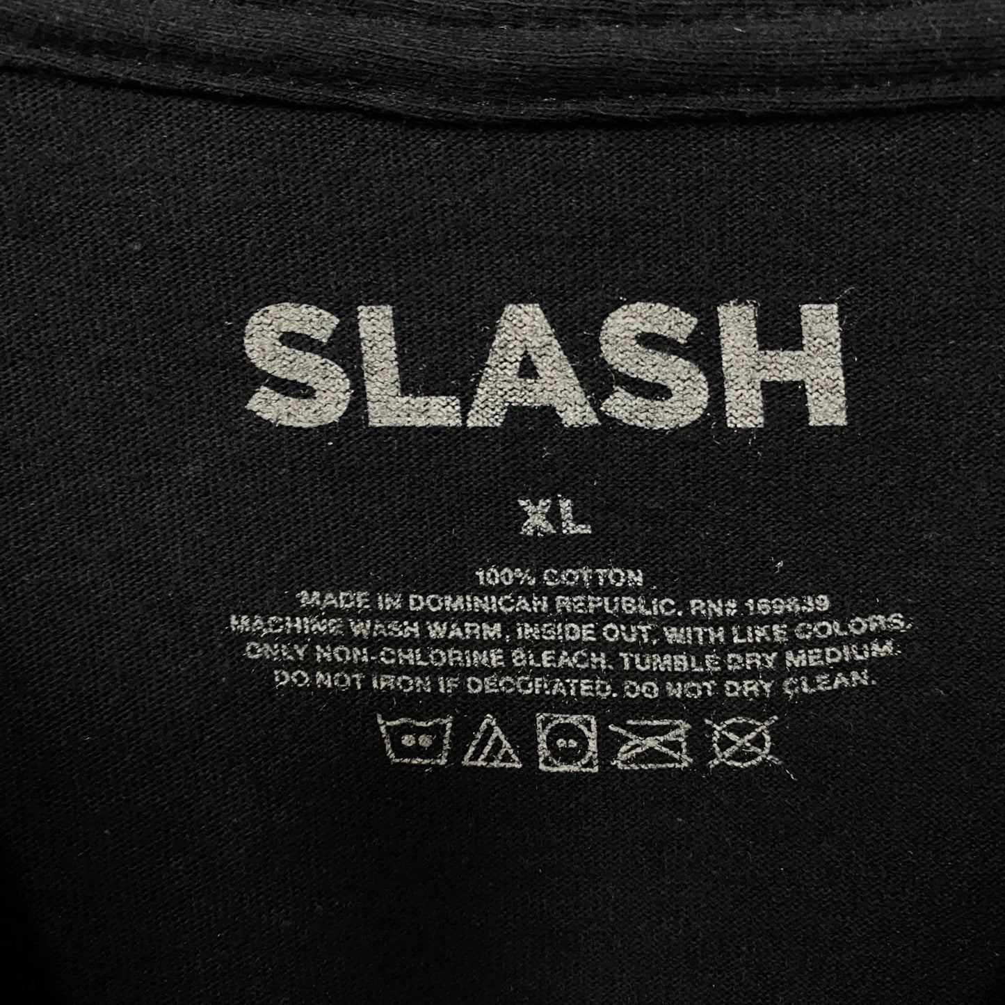 Slash Skull Guitar Snake Rock T-Shirt XL