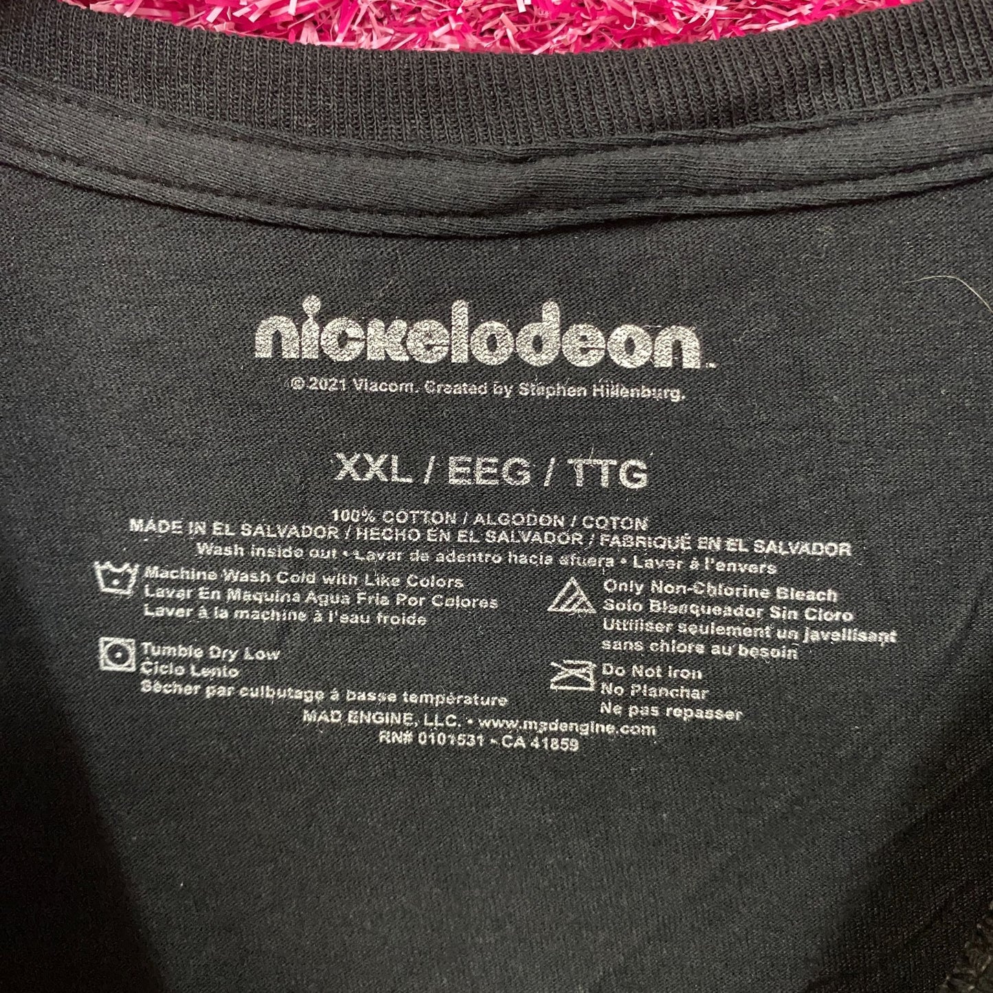 Nickelodeon Spongebob Squarepants Driver License T-Shirt 2XL