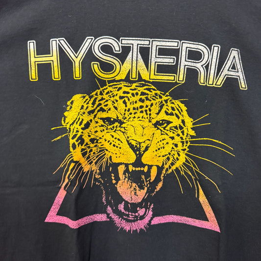 Def Leppard Hysteria World Tour 87 Heavy Metal Band Tee O/S