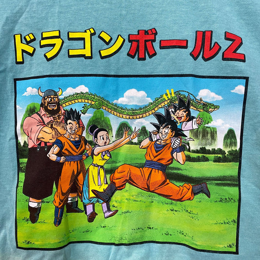 Dragon Ball Z Goku Family Graphic Design Anime Crop Top Small