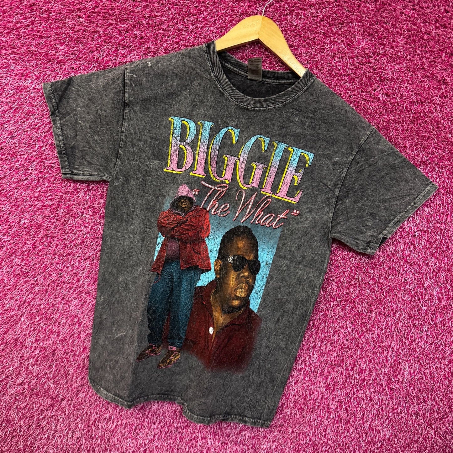 Biggie Smalls The What Ready to Die Album Art Hip Hop Tee M