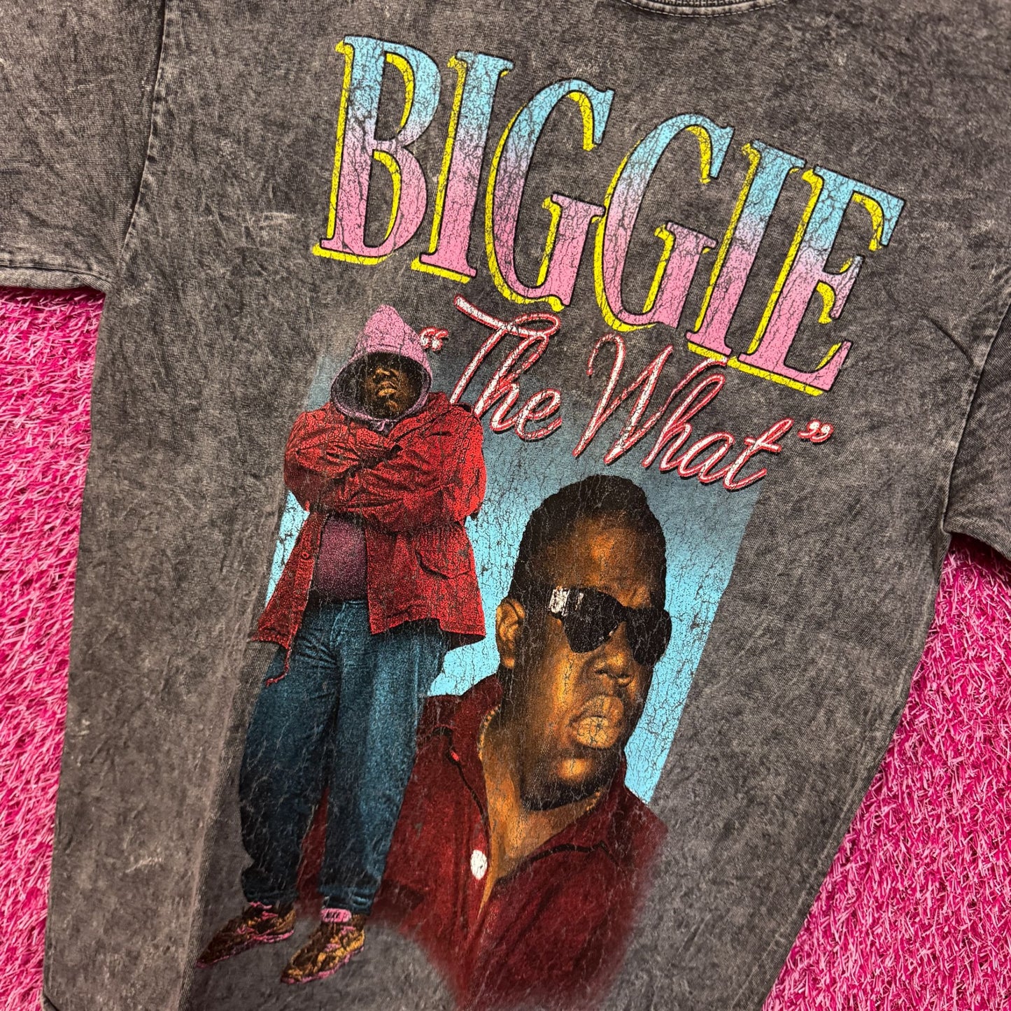 Biggie Smalls The What Ready to Die Album Art Hip Hop Tee M
