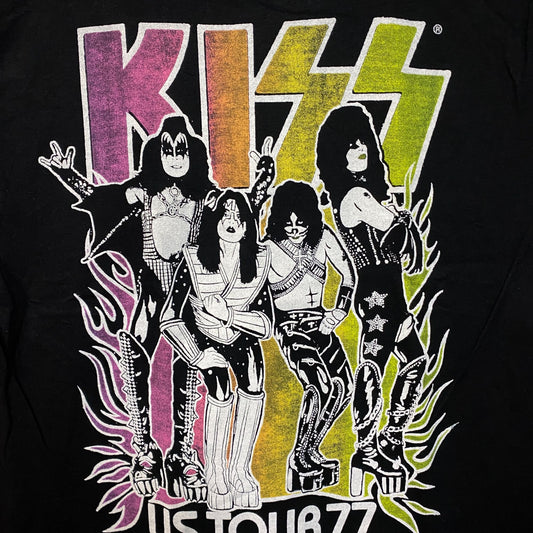 Kiss Tour 1977 Poster Tshirt size Medium