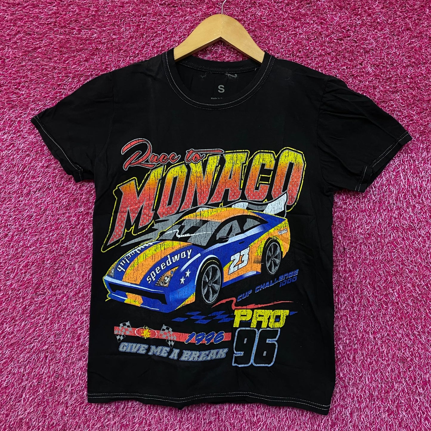 Race to Monaco Pro 96 Cup Challenge 1000 Racing Car Tee S