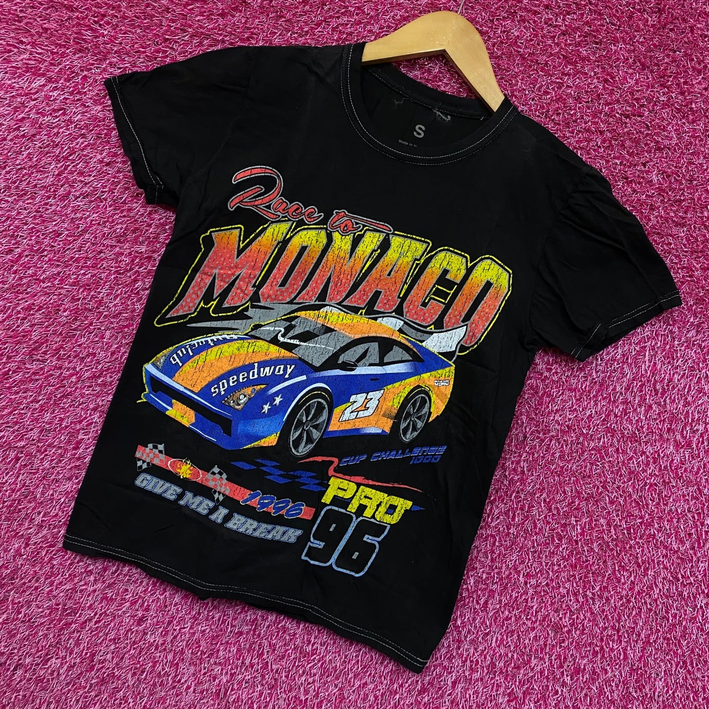 Race to Monaco Pro 96 Cup Challenge 1000 Racing Car Tee S