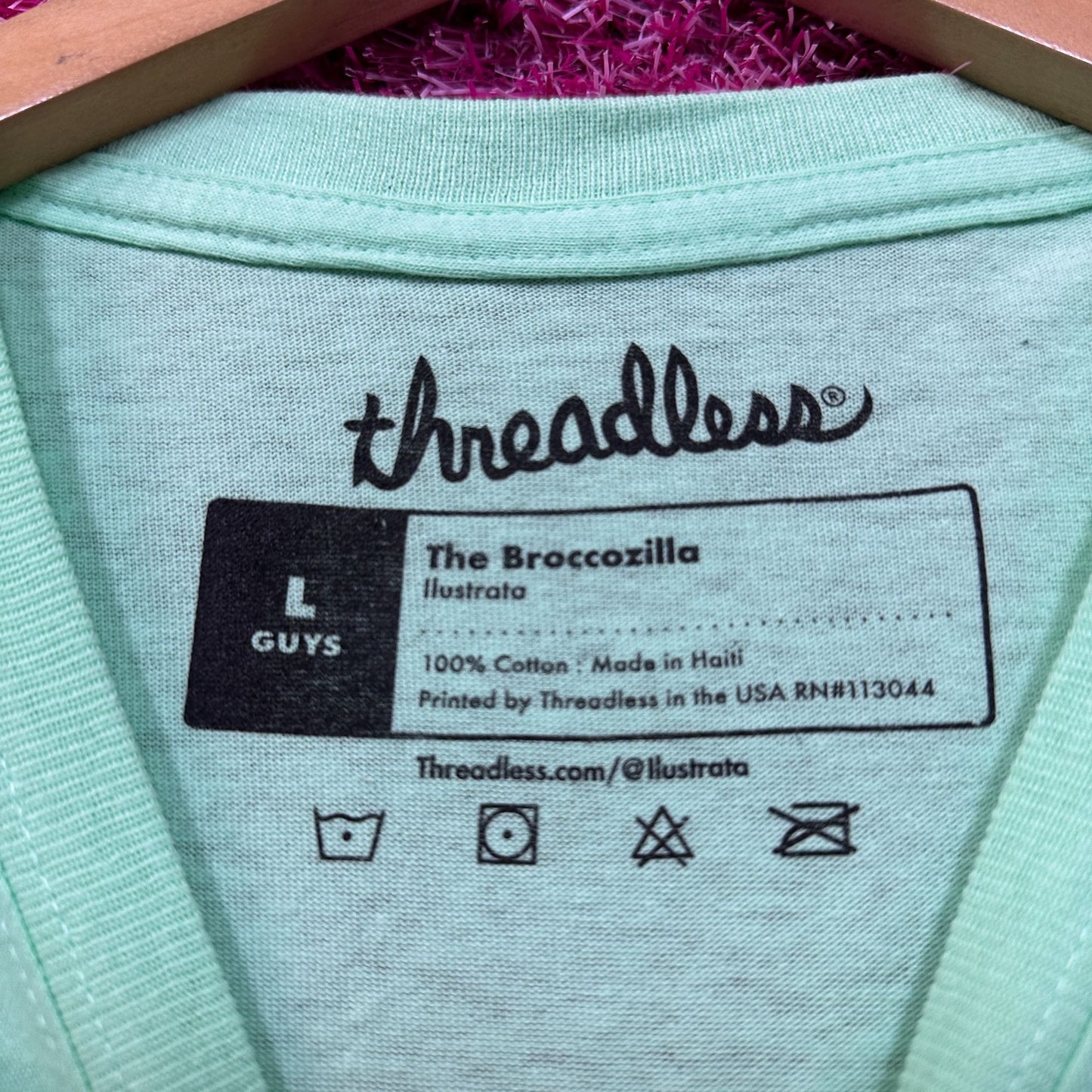 The Broccozilla Kaiju Anime Pop Art Threadless Tee L