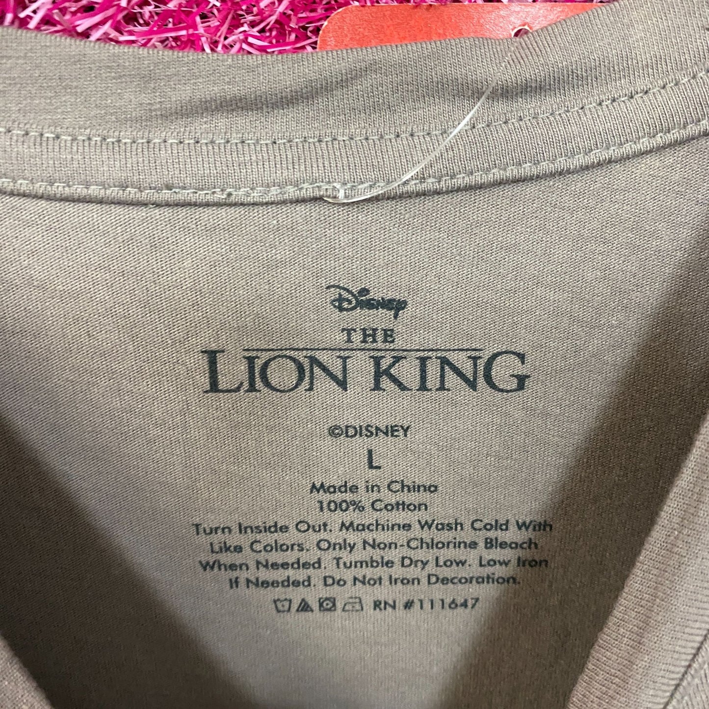 Disney The Lion King Timon , Pumbaa & Simba Animated Movie T-Shirt Large