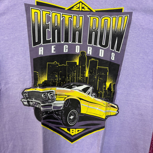 Death Row Records LBC Low Rider Rap Record Label Tee 1X/2X