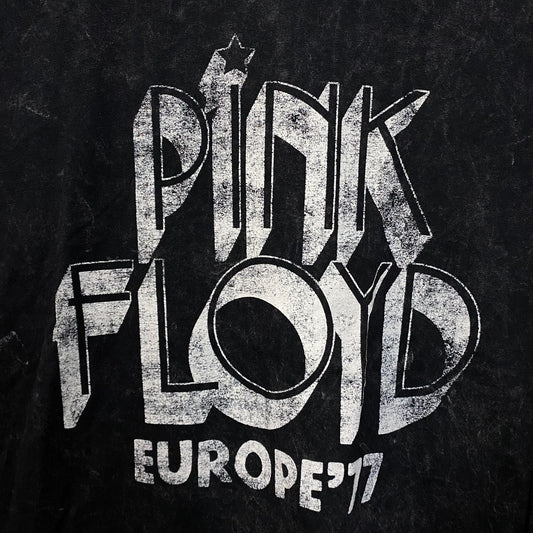 Pink Floyd Europe 77 Mineral wash Rock Tshirt size Large