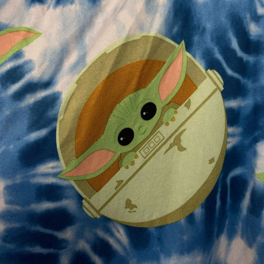 Star Wars The Mandalorian Grogu All-Over Print Tie-Dye Pattern Lounge pants XL