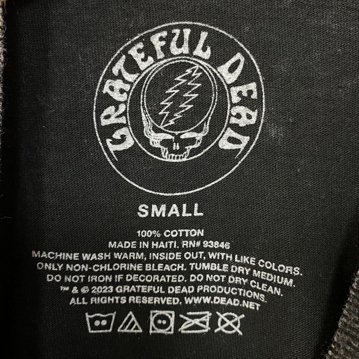 Grateful Dead Halloween 1970 Rock Band Mineral Wash T-Shirt Small