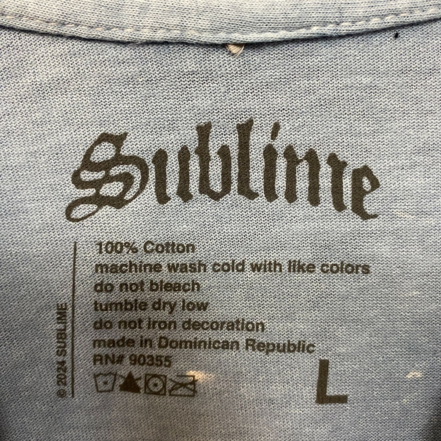 Sublime 40 Oz. To Freedom Album Sun Logo T-Shirt Large