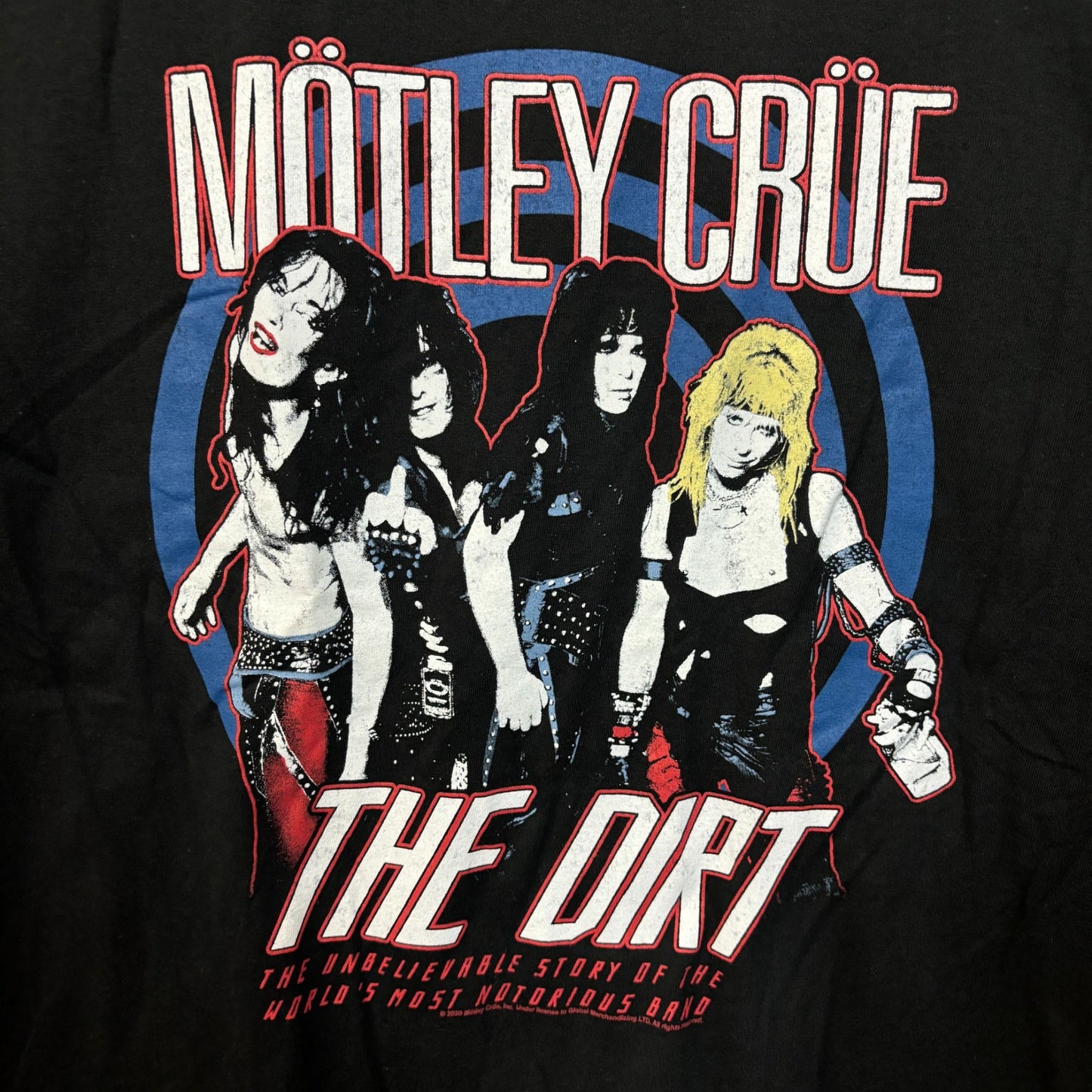 Motley Crue The Dirt Rock Tshirt size Large