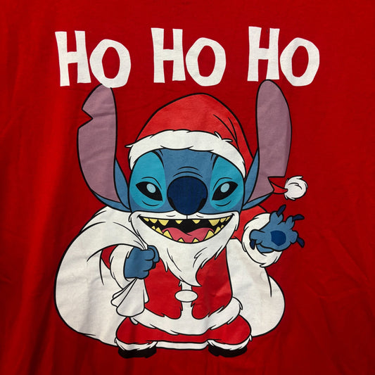 Disney Santa Stitch Tshirt size XL