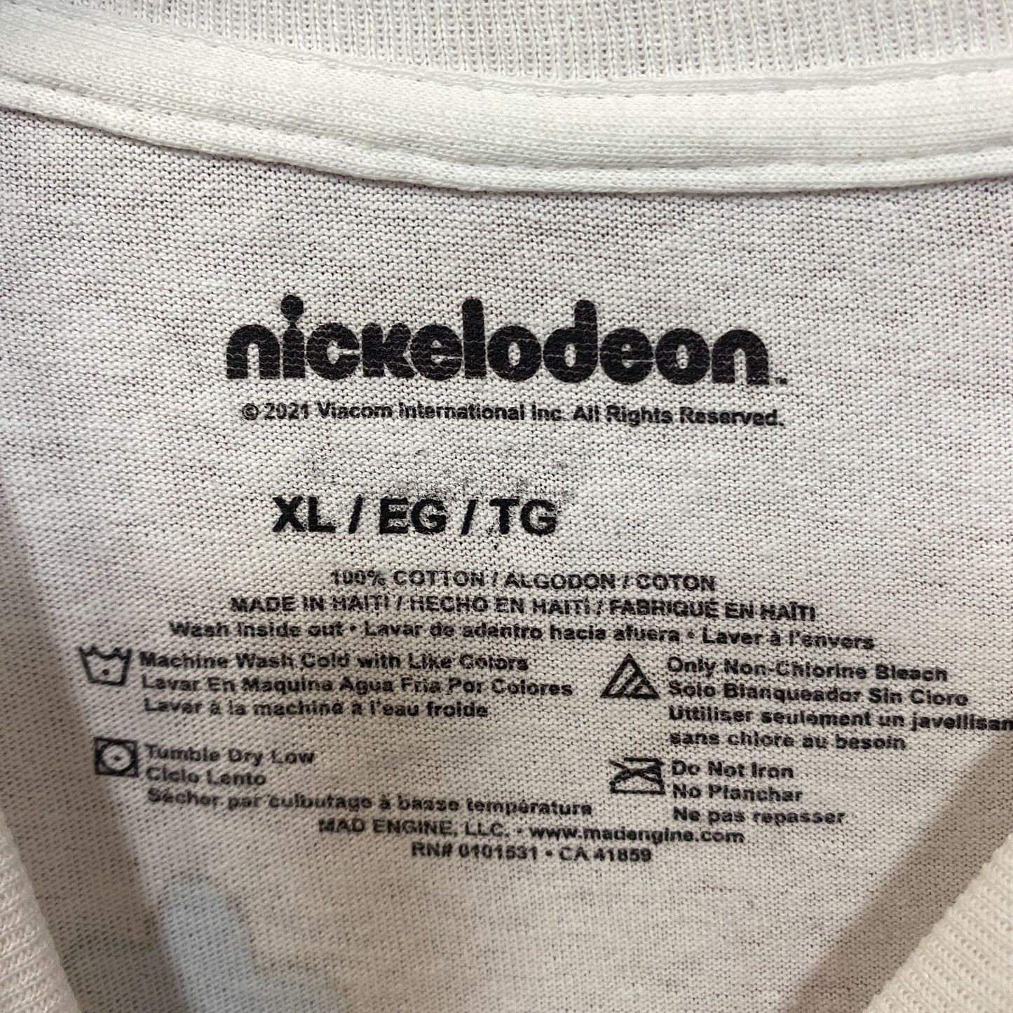 Nickelodeon Rugrats and Reptar T-Shirt Size XL