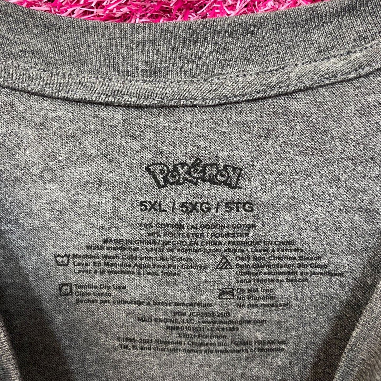 Pokemon Group Pokemon T-Shirt 5XL