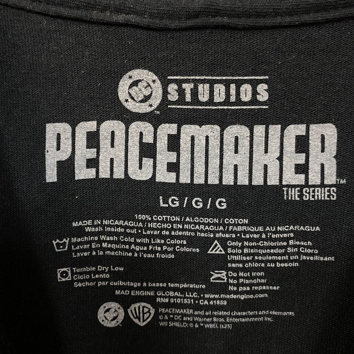DC Comics Peacemaker & Superman T-Shirt Large