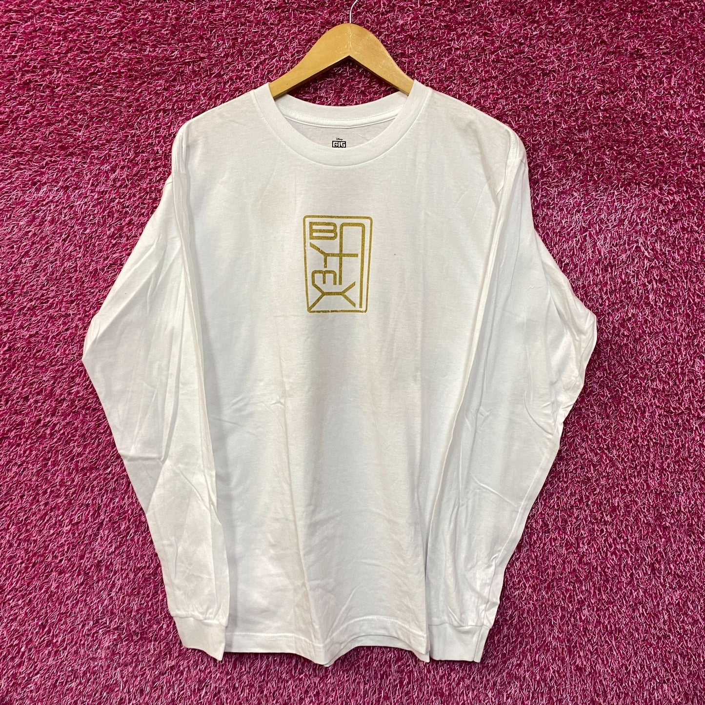 Big hero 6 white LS shirt size medium
