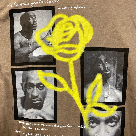 Tupac The Rose That Grew from Concrete Hip-Hop T-Shirt Small