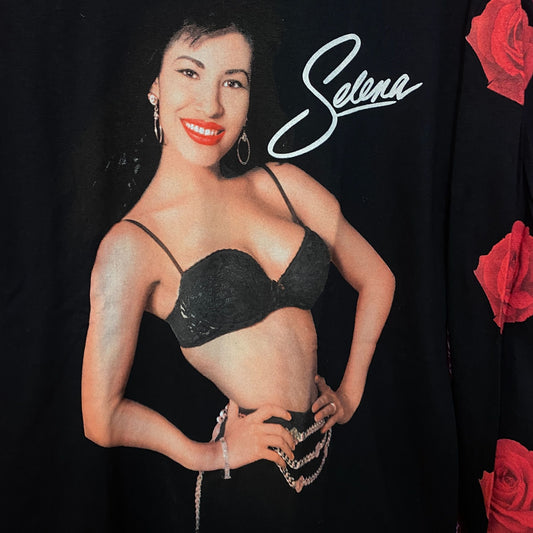 Selena Queen of Tex Mex Long Sleeve Tshirt Size Small