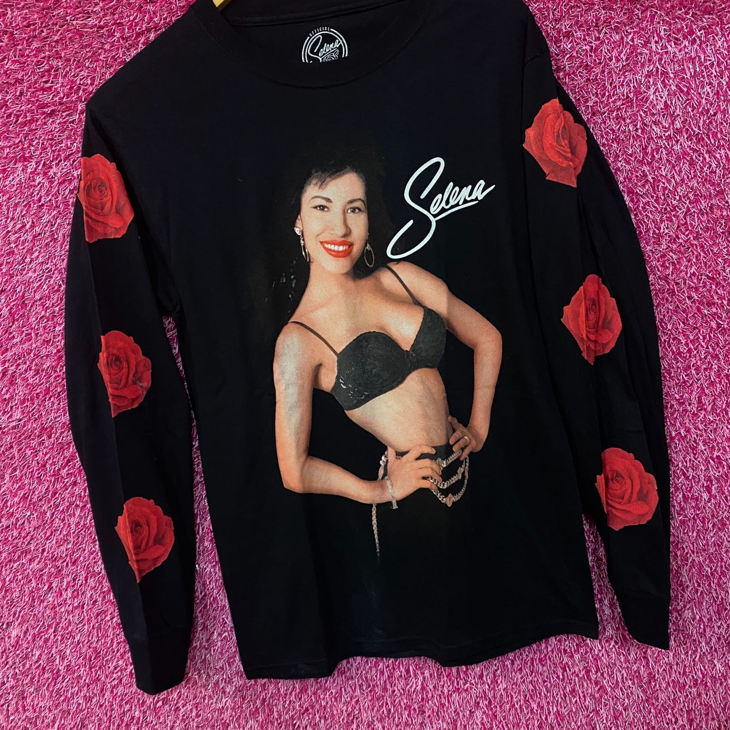 Selena Queen of Tex Mex Long Sleeve Tshirt Size Small
