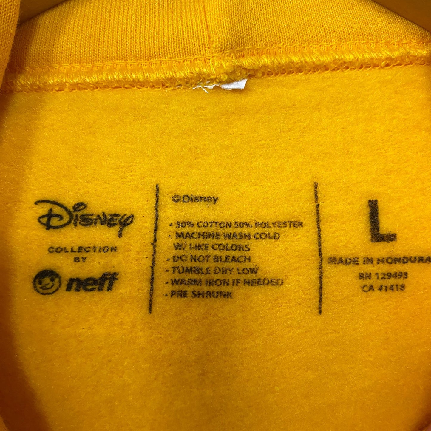 Mickey Mouse logo Too Many People Grow Up Hoodie size Large