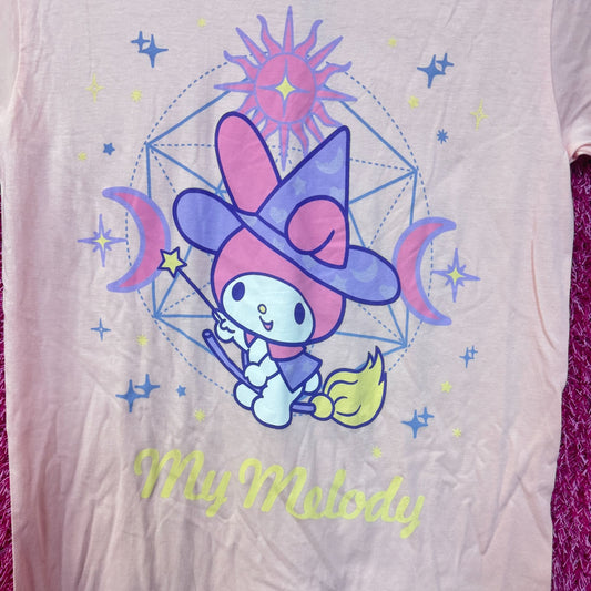 My Melody Spooky Astro Witch Kawaii Sanrio Women’s Tee M