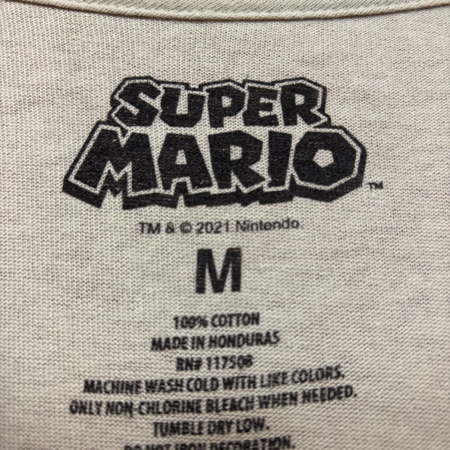 Nintendo Super Mario Retro Game T-Shirt Medium