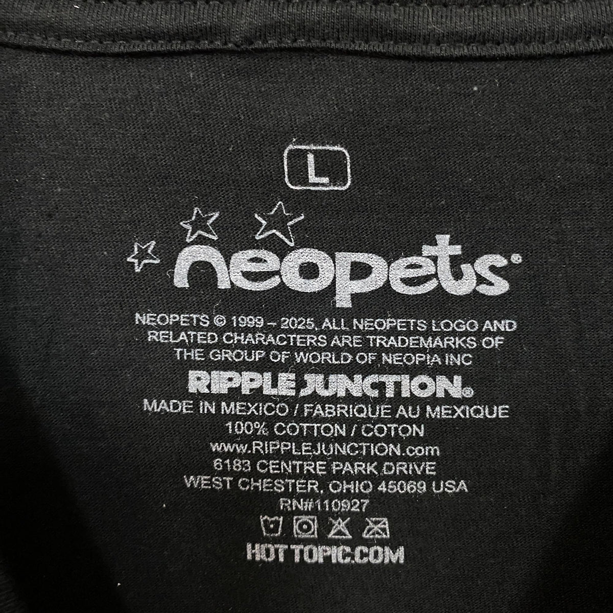 Neopets Kougra Metal Graphic T-Shirt Large