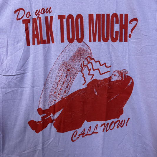 Renee Rapp Do you Talk to Much Pink T-Shirt XL
