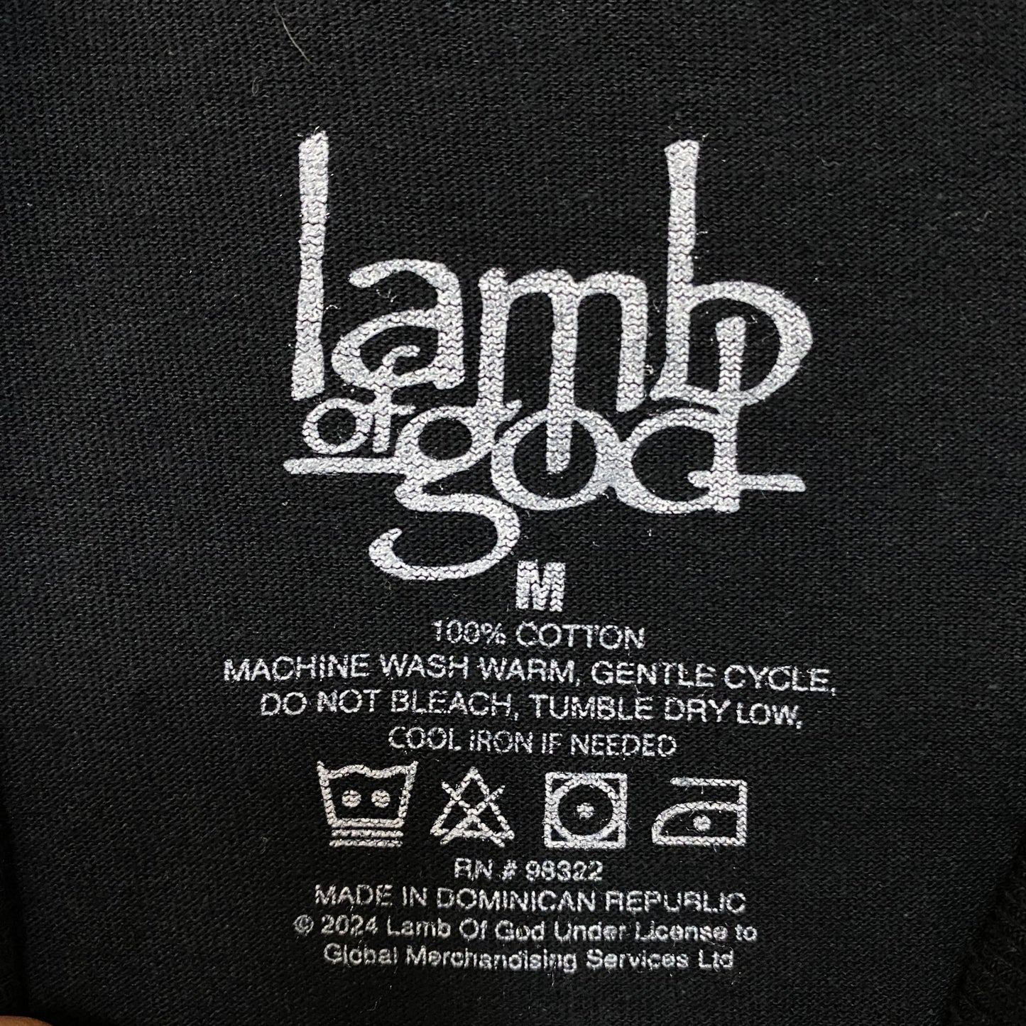 Lamb Of God Dark Phoenix Black T-Shirt Medium