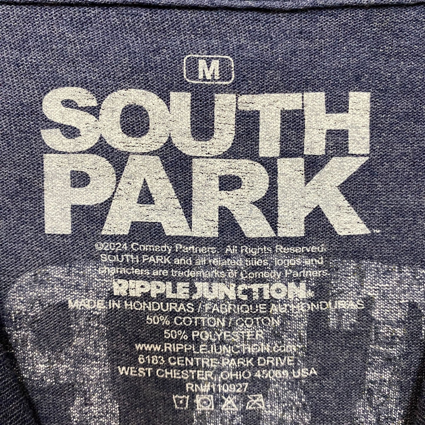 South Park Police Dept. Eric Cartman - Respect My Authority - Long Sleeve T-Shirt Medium