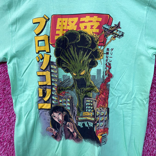 Broczilla green Tshirt size medium